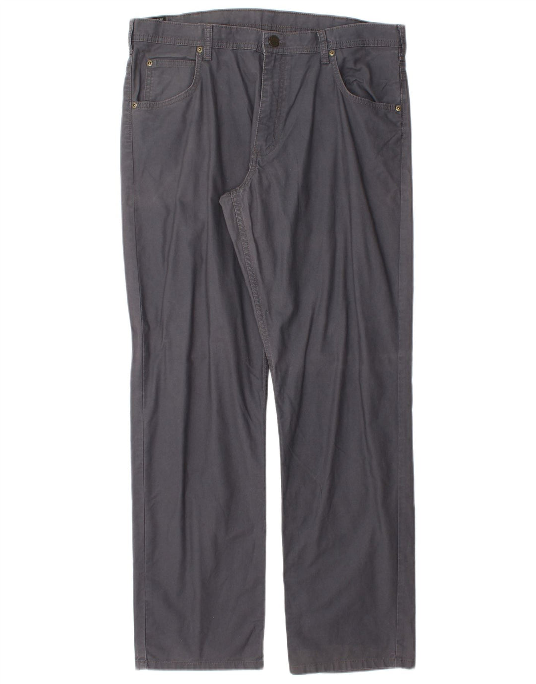 Pantaloni casual drepti pentru bărbați Lee Brooklyn W36 L32 bumbac gri