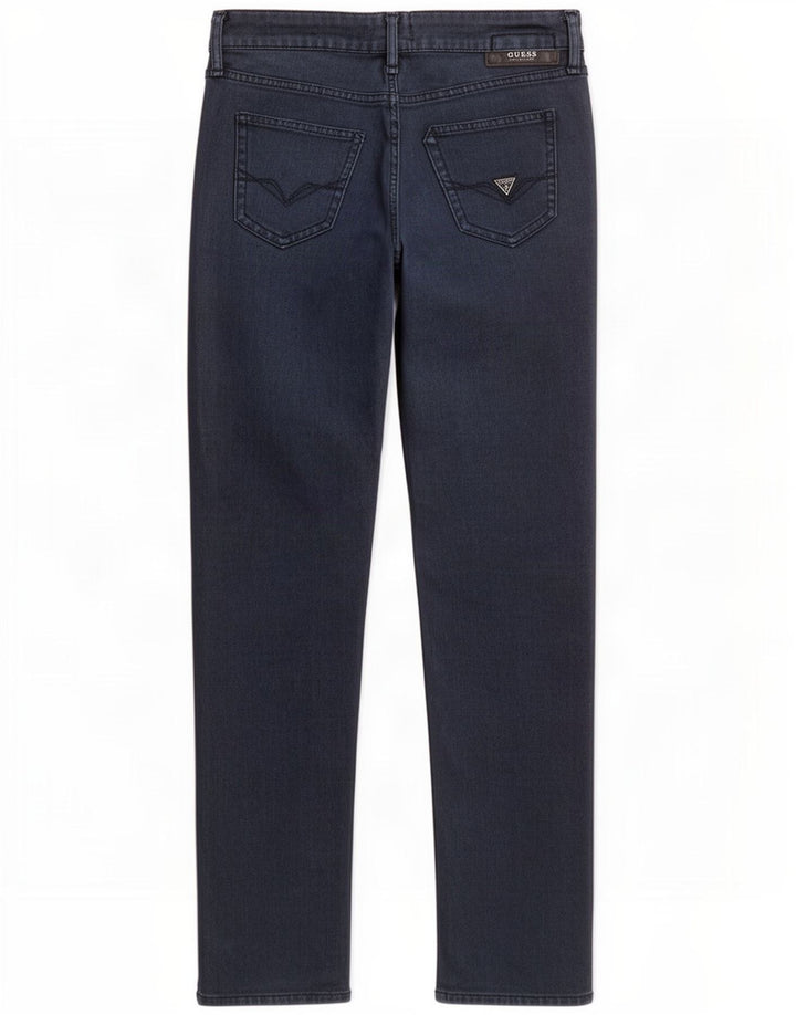 Pantaloni chino slim pentru bărbați Guess L29 L32 poliester bleumarin
