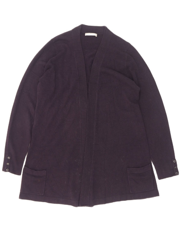 Pulover cardigan cu paragate pentru femei Marks & Spencer UK 12 Medium Bleumarin