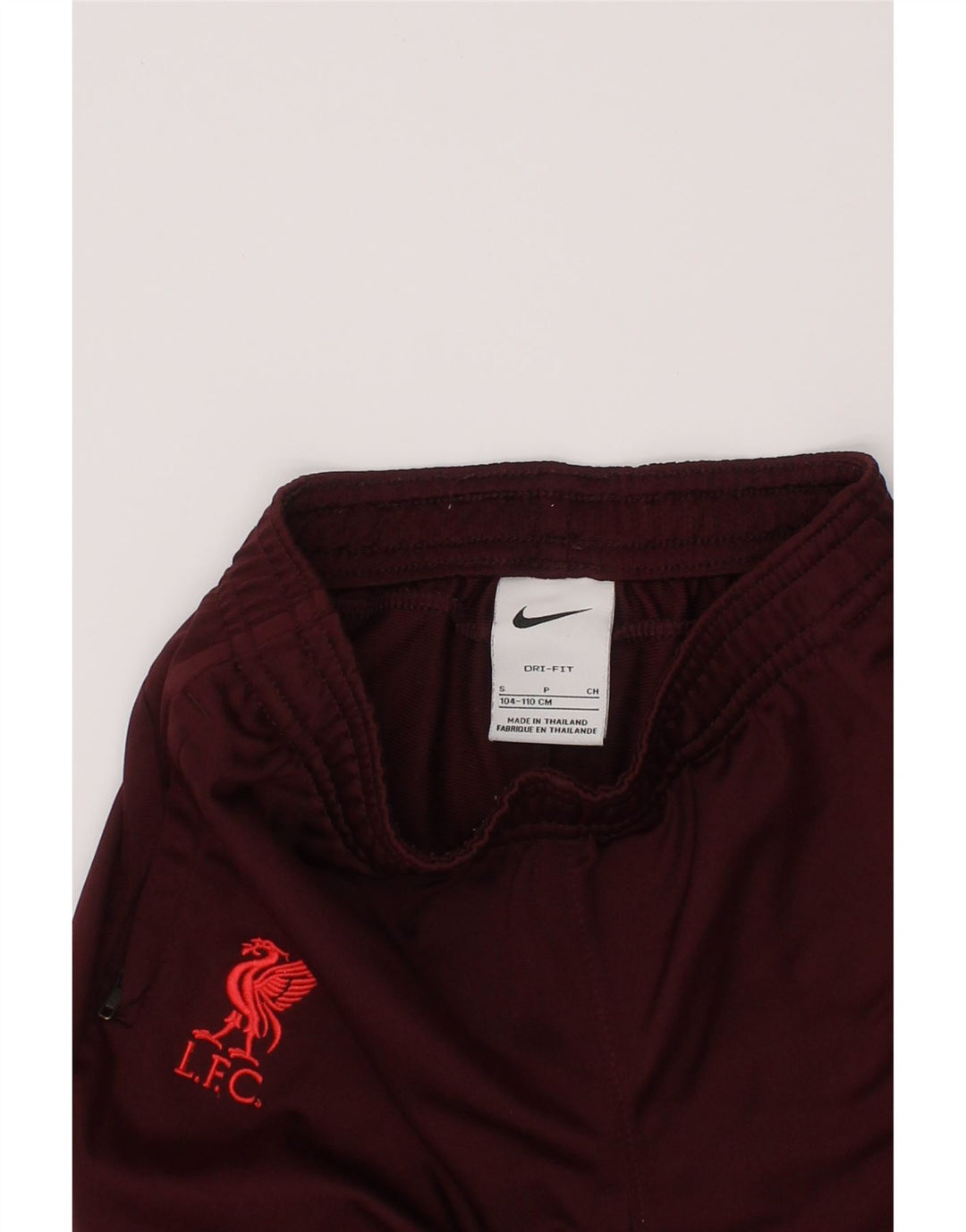 Pantaloni scurți sport Liverpool NIKE pentru băieți 8-9 ani, poliester mic Bordeaux