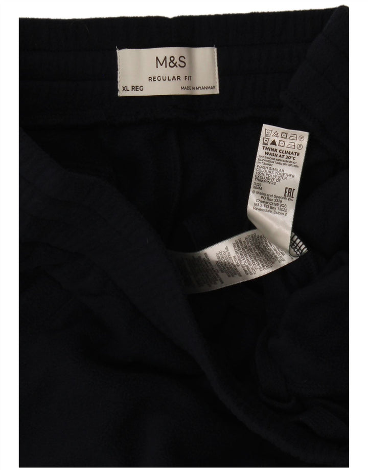 Pantaloni de trening pentru bărbați din lână Marks & Spencer XL poliester bleumarin