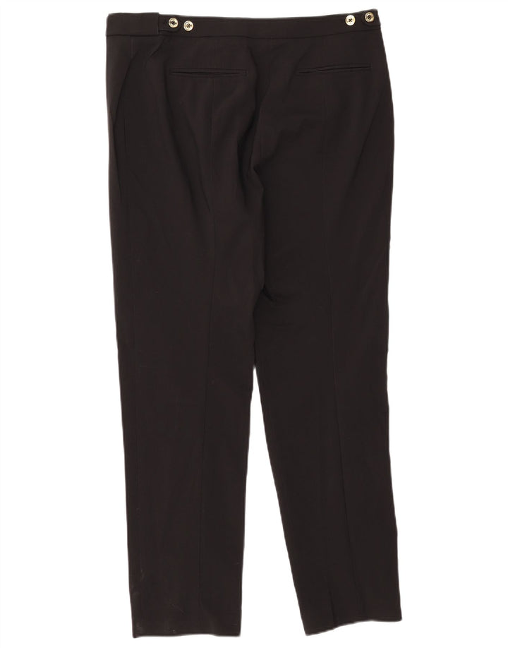 Pantaloni chino slim pentru femei Calvin Klein US 8 Medium W33 L29 bumbac negru