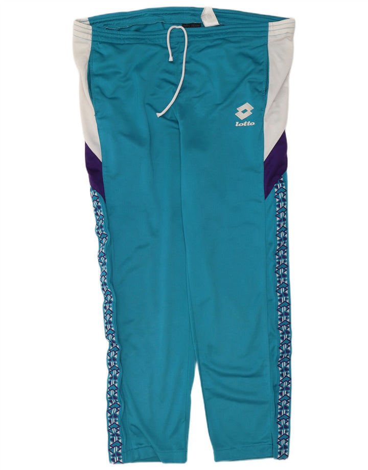 Trening complet grafic pentru bărbați Lotto XL, albastru, poliester color bloc