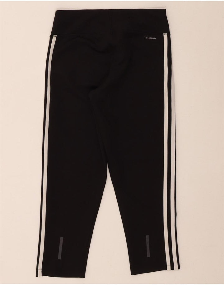 Leggings Adidas Climalite Capri pentru femei UK 8/10 Poliester negru mic