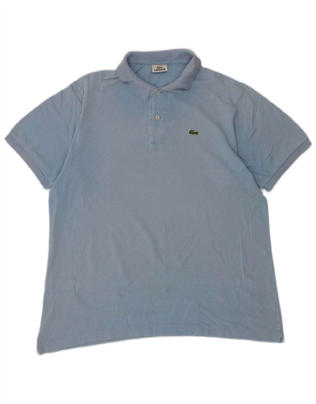 Tricou polo pentru bărbați LACOSTE Mărimea 7 2XL Bumbac albastru