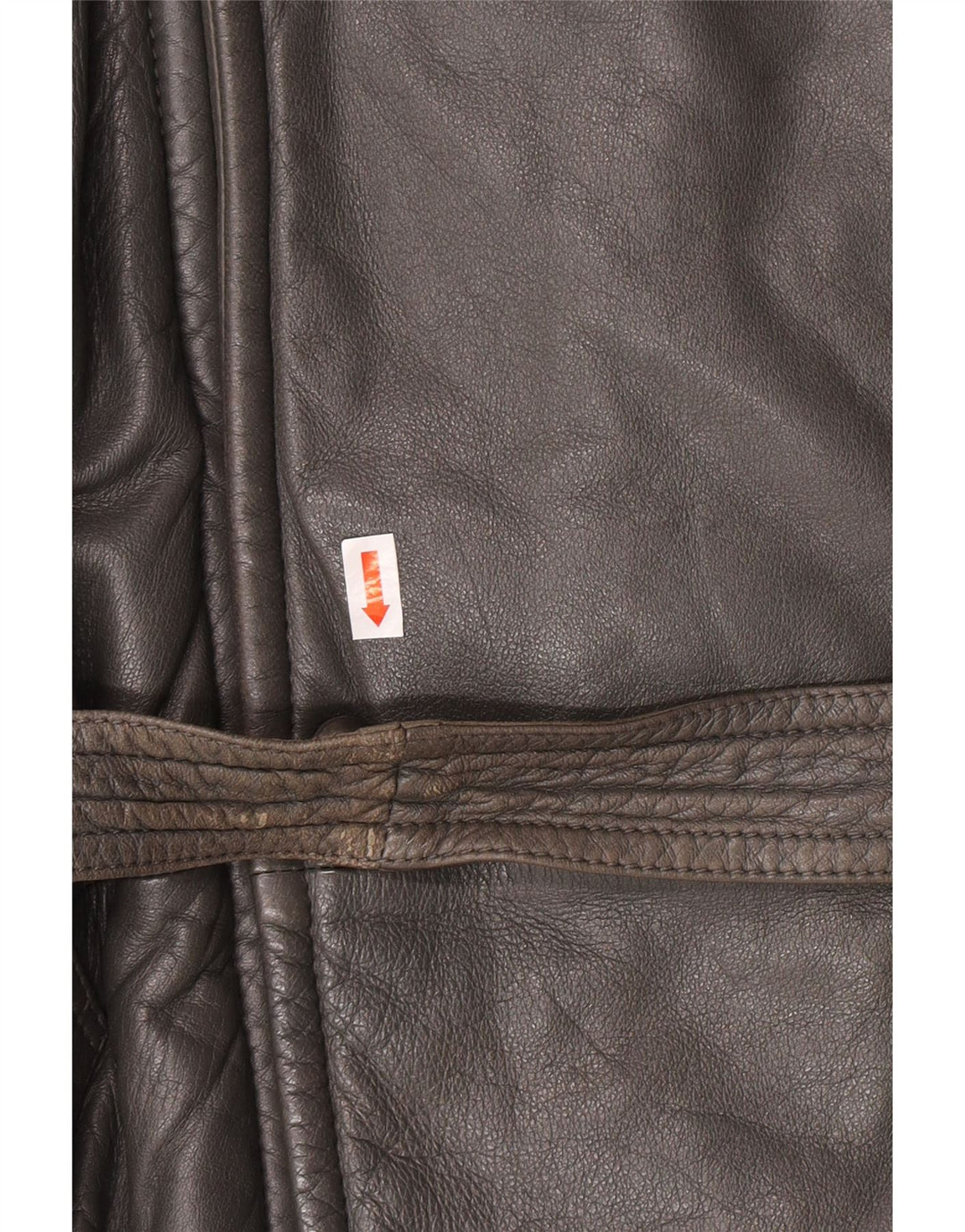 Palton din piele pentru bărbați DRESSCO IT 54 2XL din piele gri