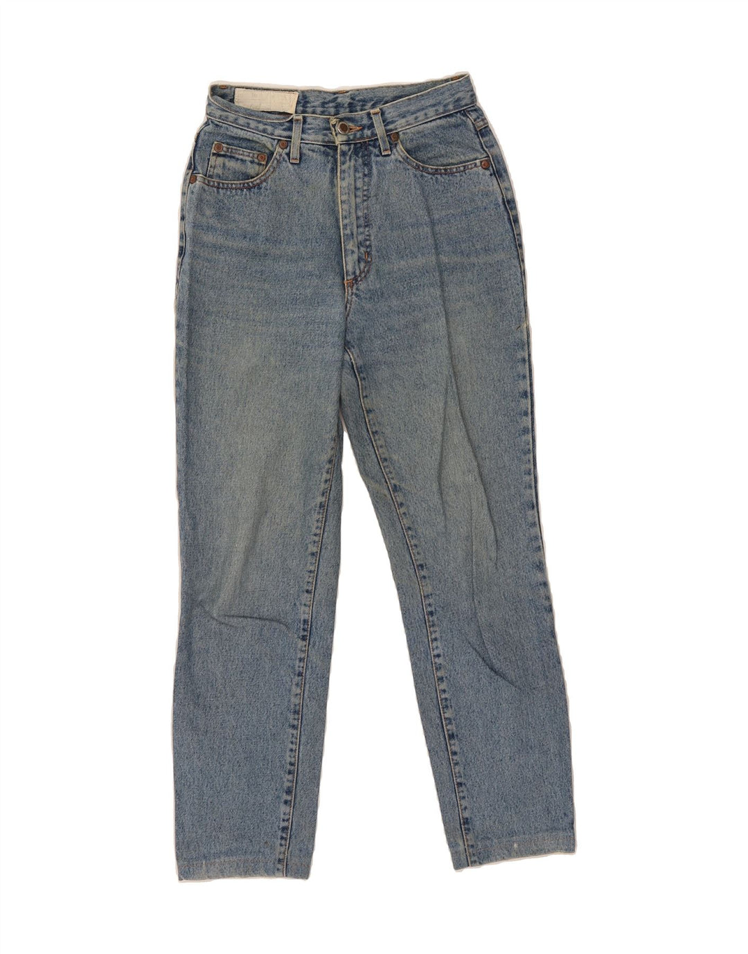 TRUSSARDI Womens Straight Jeans W31 L30 Blue Cotton Vintage Trussardi and Second-Hand Trussardi from Messina Hembry 
