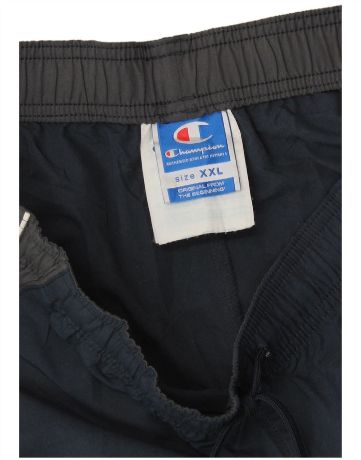 Pantaloni scurți sport Champion pentru bărbați 2XL, poliester bleumarin