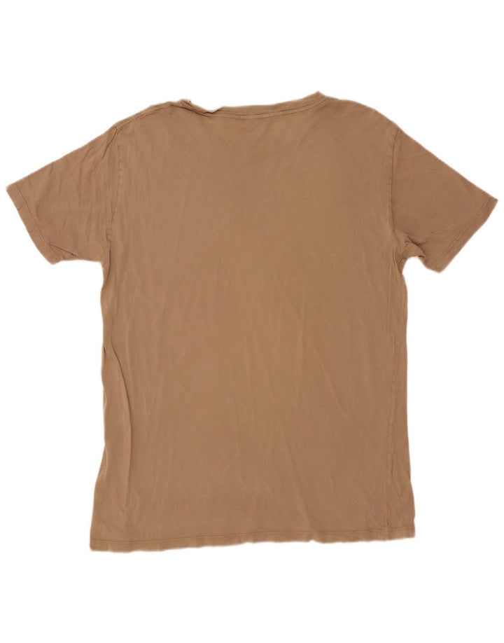 Tricou pentru bărbați Replay Top mare, bej, bumbac