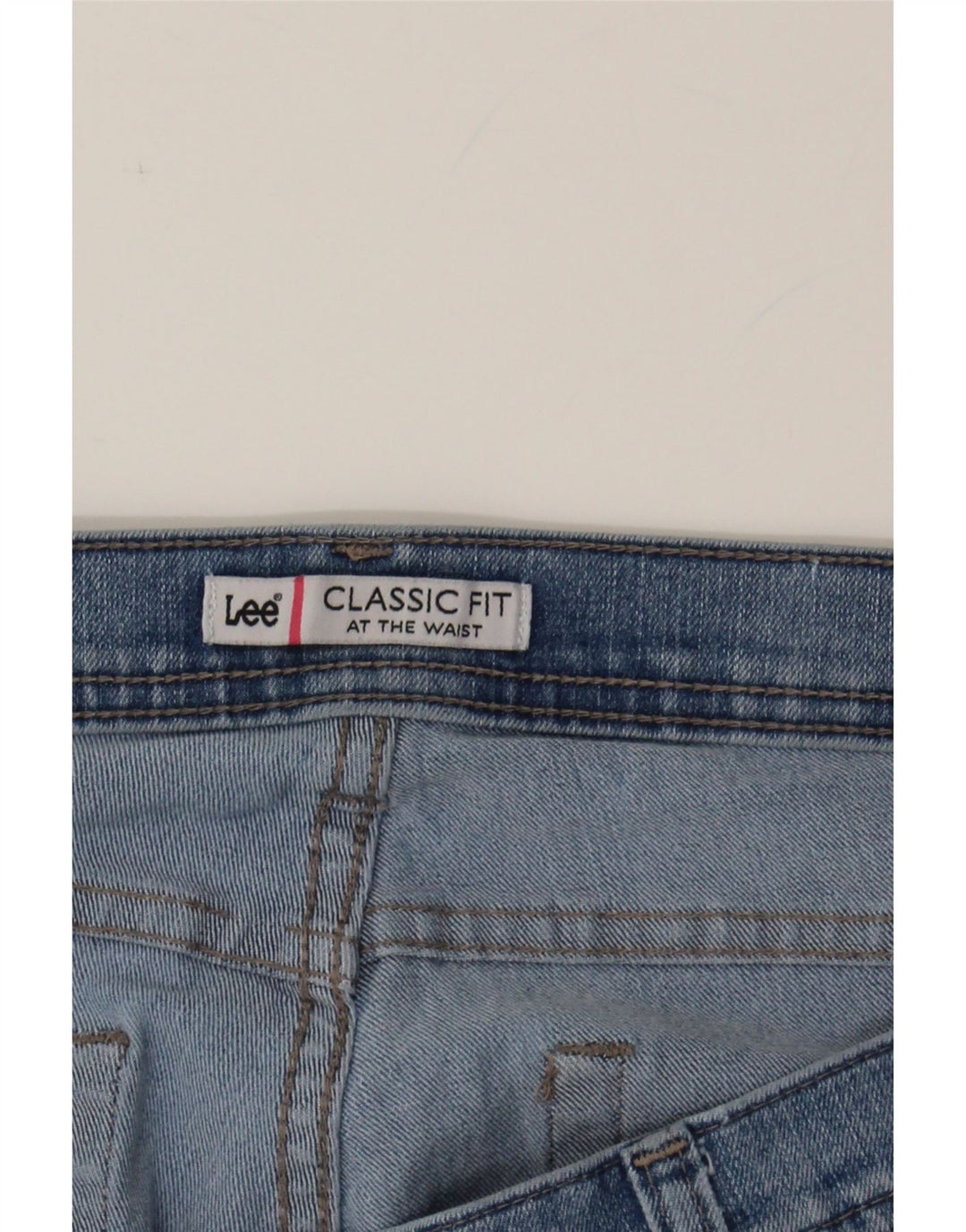 LEE Mens Bermuda Capri Jeans W36 L17 Blue Vintage Lee and Second-Hand Lee from Messina Hembry 