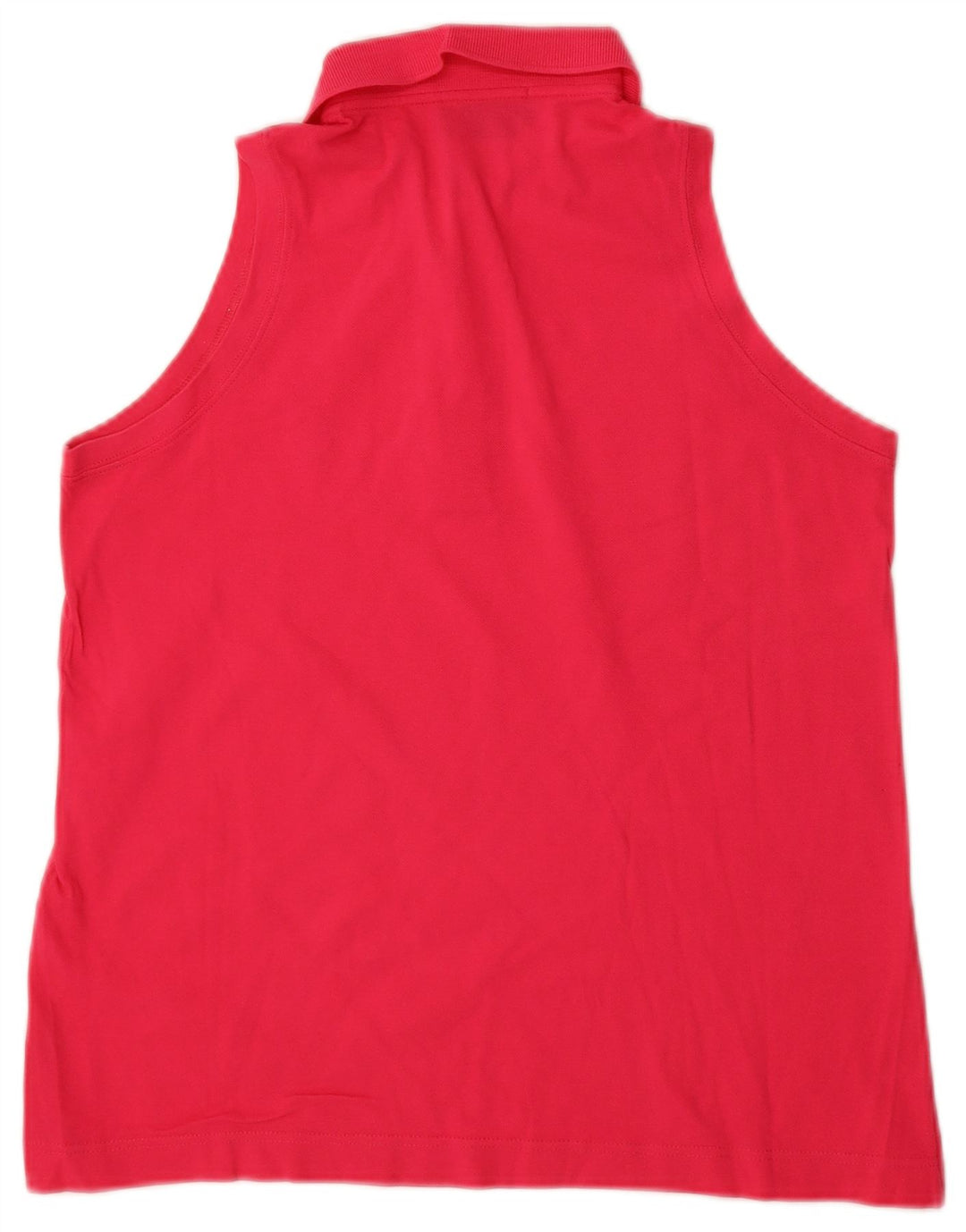 Polo fără mâneci pentru femei Sergio Tacchini UK 14 bumbac roz mediu