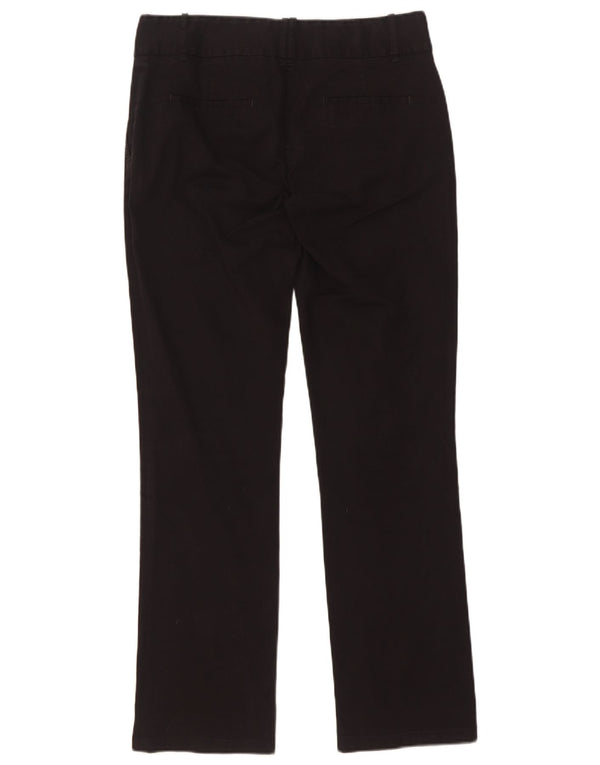 Pantaloni chino drepți pentru femei Zara EU 38 Mici L28 L30 Negri