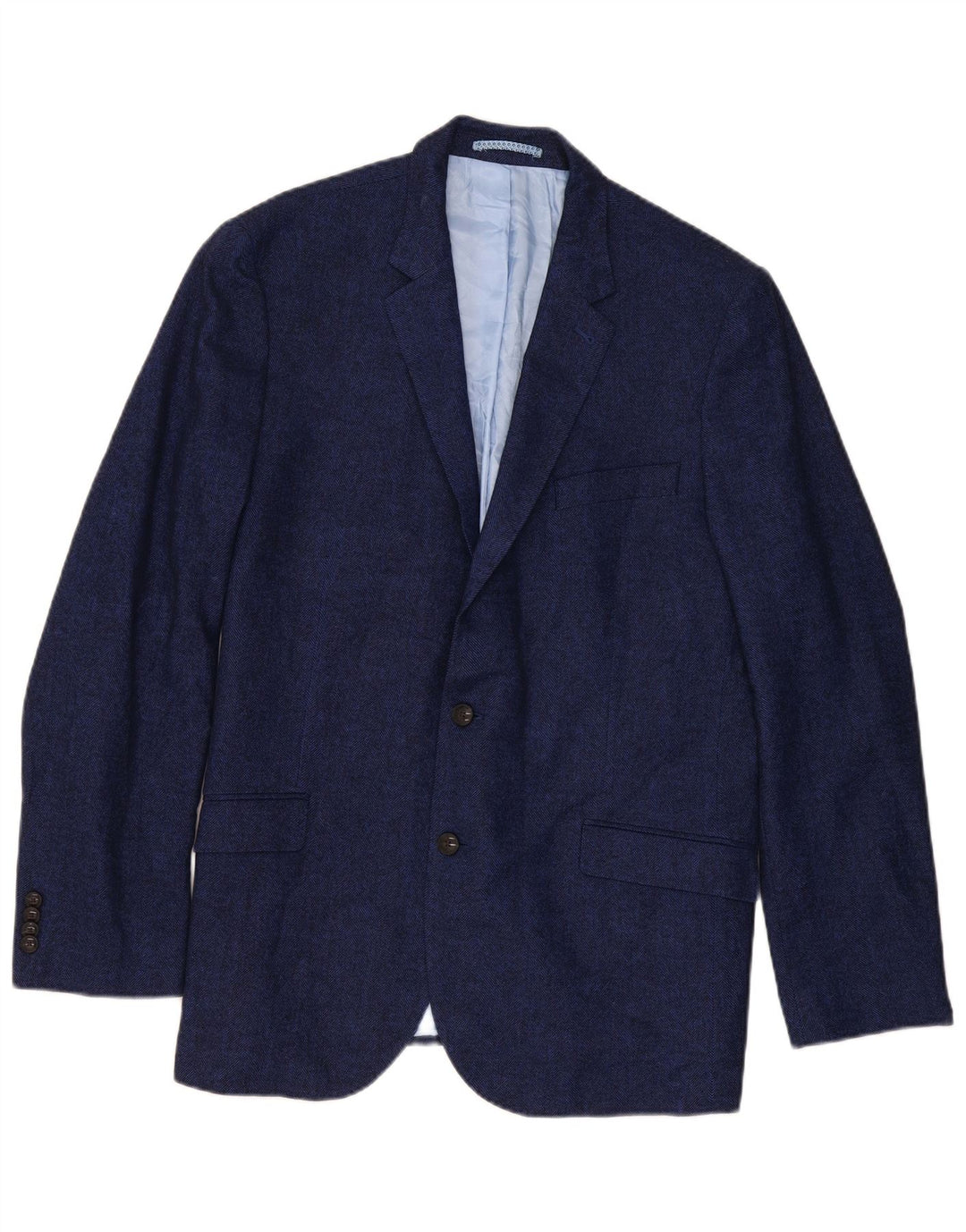 Jachetă pentru bărbați Marks & Spencer, cu 2 nasturi, Marea Britanie 44 XL, bleumarin, în spinare