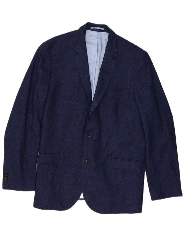 Jachetă pentru bărbați Marks & Spencer, cu 2 nasturi, Marea Britanie 44 XL, bleumarin, în spinare