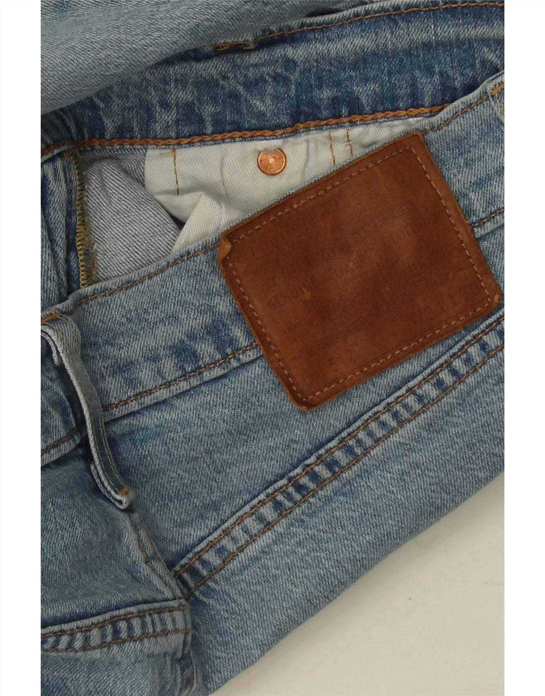Blugi conici pentru bărbați Levi's 512 Slim Tapered W31 L30 Blue