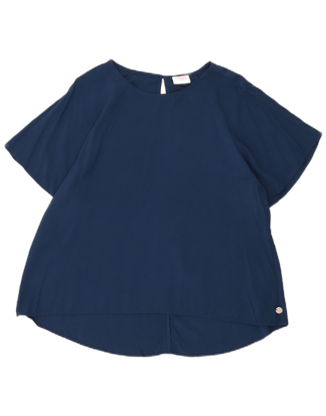 Sun68 Bluză Femei Top UK 14 Medium Bleumarin Viscoză