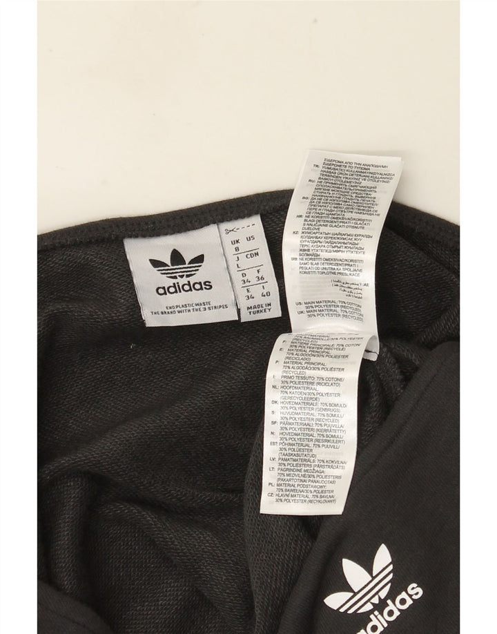 Hanorac supradimensionat pentru femei Adidas UK 8 Small Black