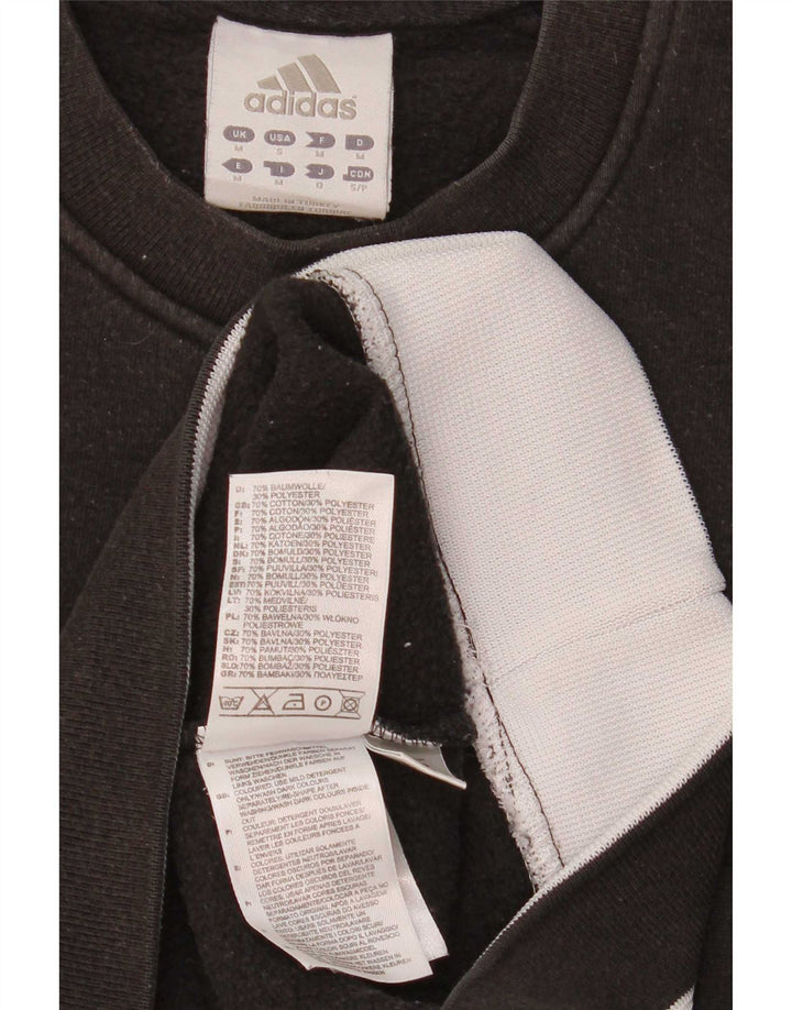 Pulover Adidas pentru bărbați, bumbac mediu negru
