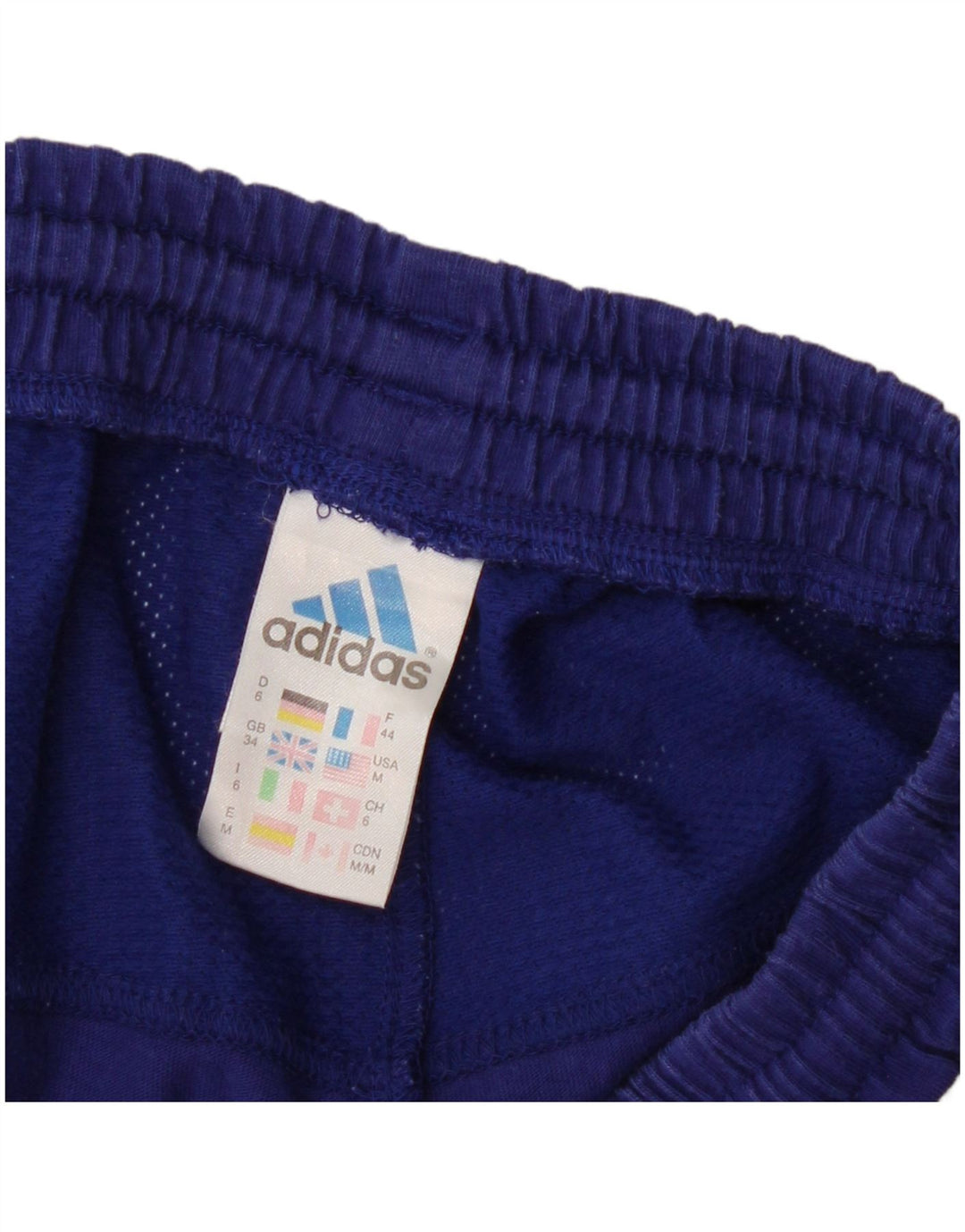 Pantaloni scurți sport Adidas pentru bărbați, poliester, albastru, mediu