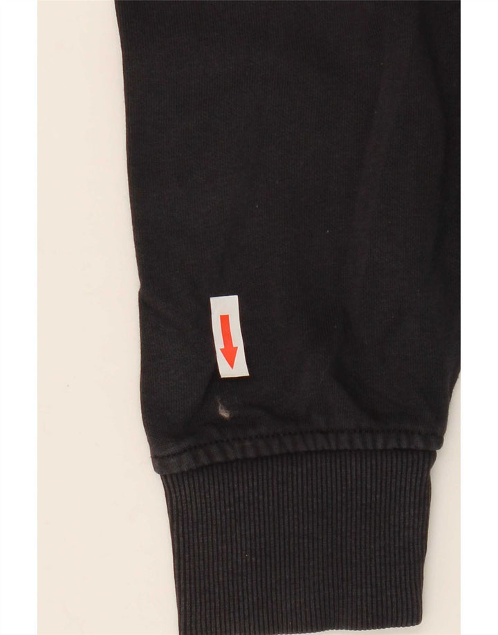 Jachetă de trening pentru bărbați Penguin, bumbac negru color bloc
