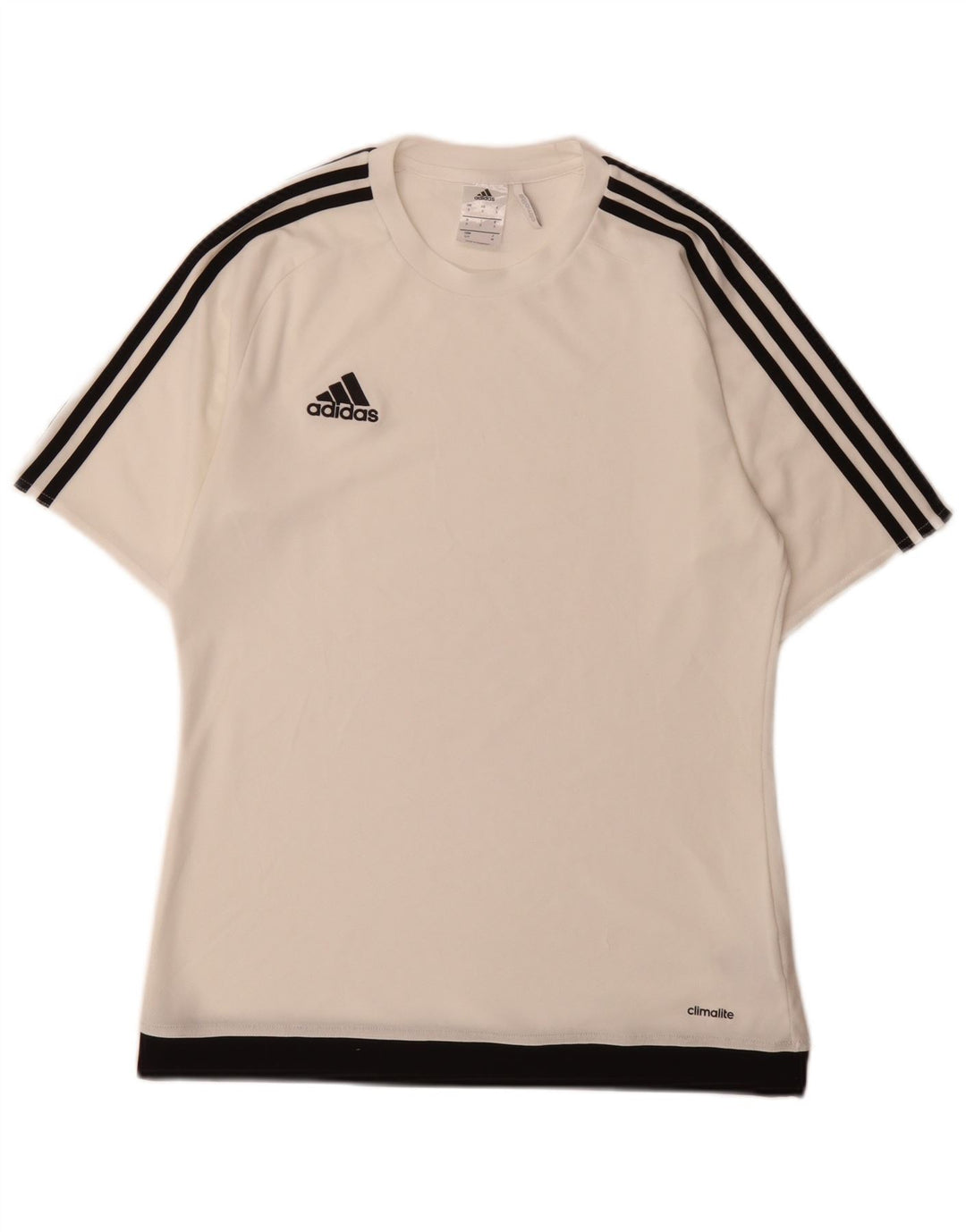 Tricou pentru bărbați Adidas Top mic, alb, poliester sport