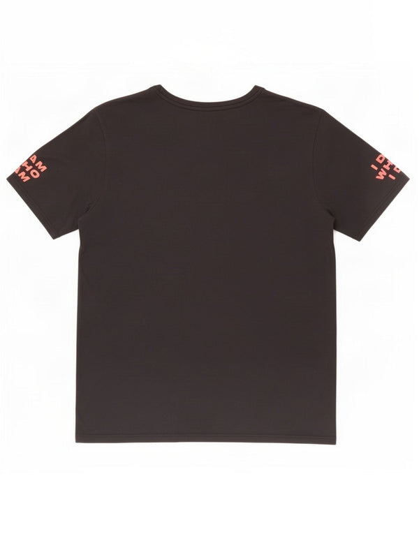 Tricou grafic Nike Dri Fit pentru bărbați Top mediu negru