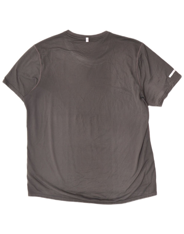 Tricou grafic Nike pentru bărbați Top mare, gri, poliester, sport