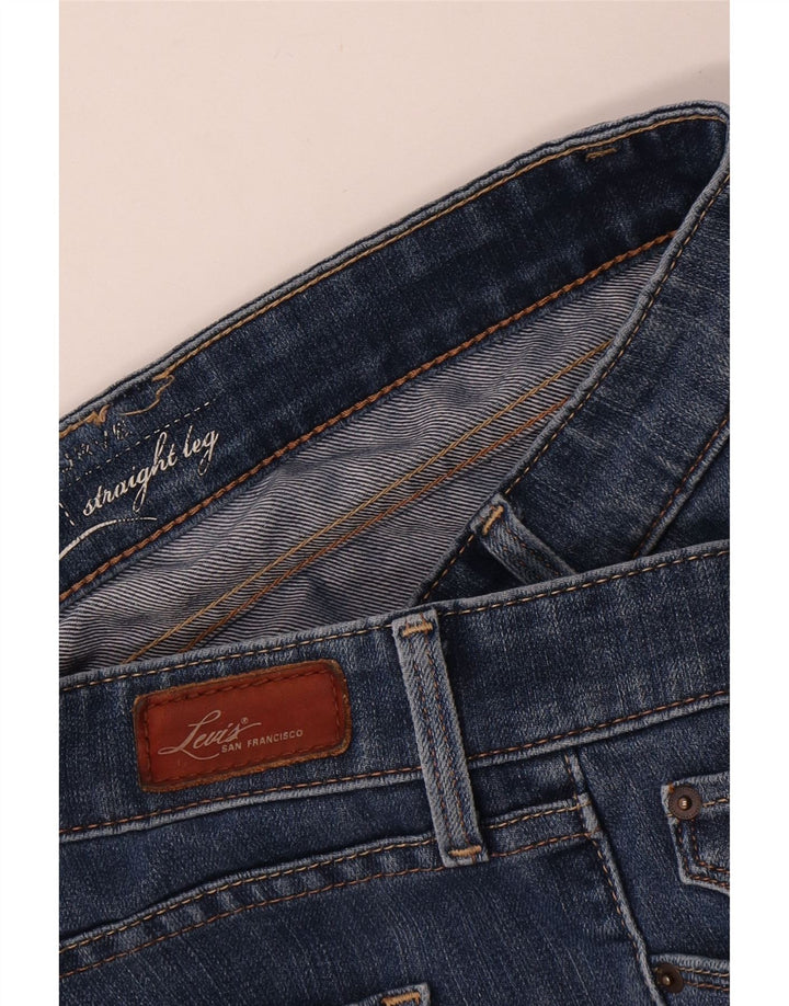 Blugi drepti pentru femei LEVI'S W32 L31 albastru