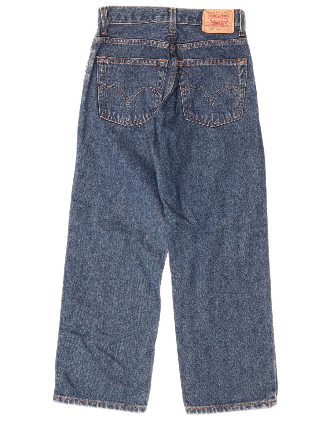 LEVI'S Boys 569 Blugi drepte cu tăiere lejeră 11-12 ani L26 L26 Bumbac albastru