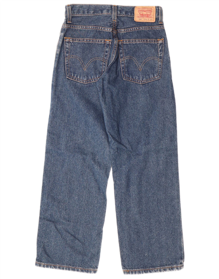 LEVI'S Boys 569 Blugi drepte cu tăiere lejeră 11-12 ani L26 L26 Bumbac albastru