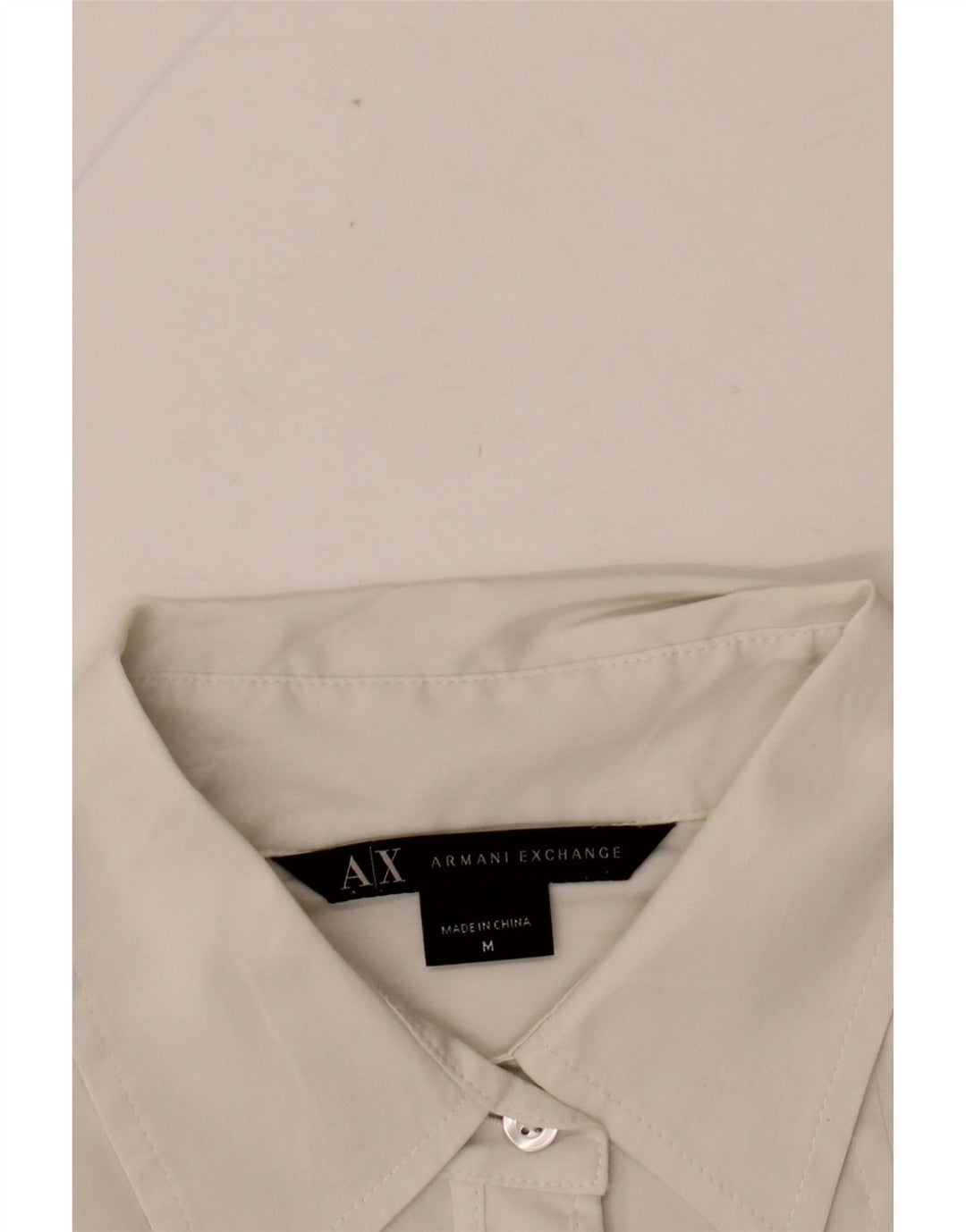 ARMANI EXCHANGE Cămașă Femei UK 12 Medium White