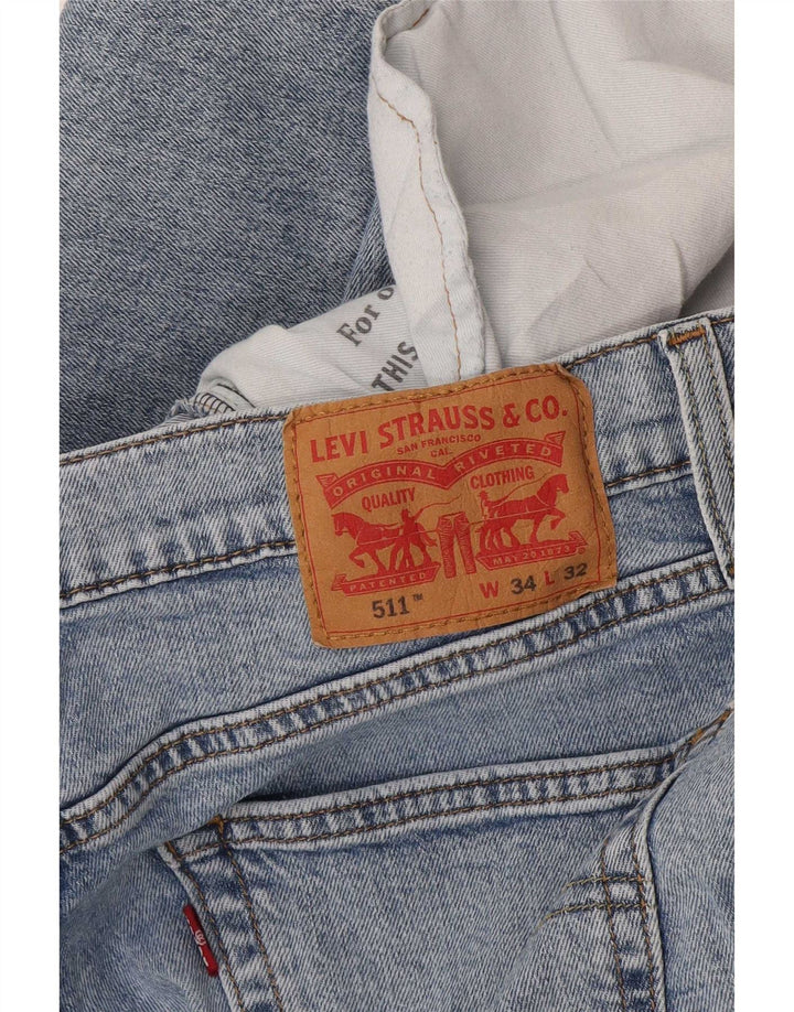 Blugi Levi's 511 Slim W34 L32 Albastru