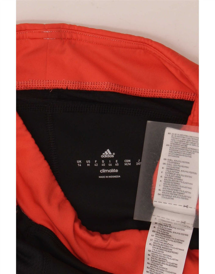 Leggings Adidas Climalite Capri pentru femei UK 14 Medium Black Colorblock