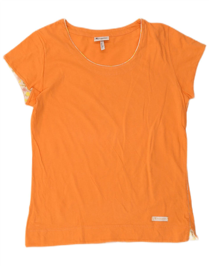 Tricou pentru femei Champion UK 12 Bumbac portocaliu mediu