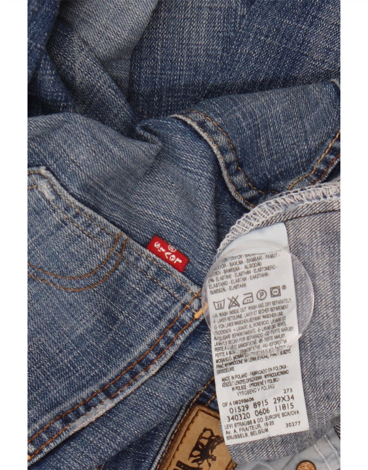 Blugi slim pentru femei LEVI'S W29 L34 Bumbac albastru