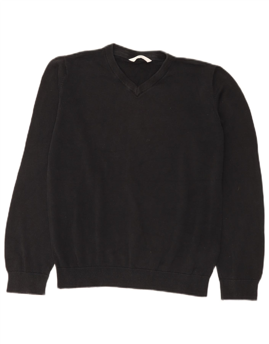 Pulover pentru băieți Marks & Spencer, bumbac negru, 12-13 ani
