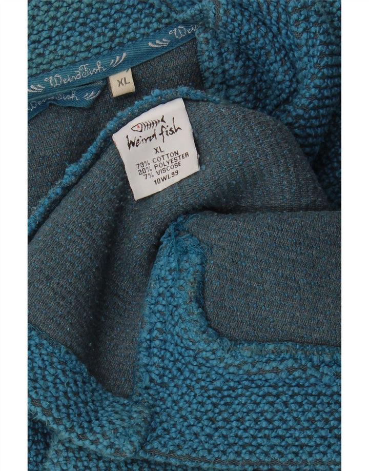 Jachetă de trening pentru femei Weird Fish UK 18 XL Bumbac albastru