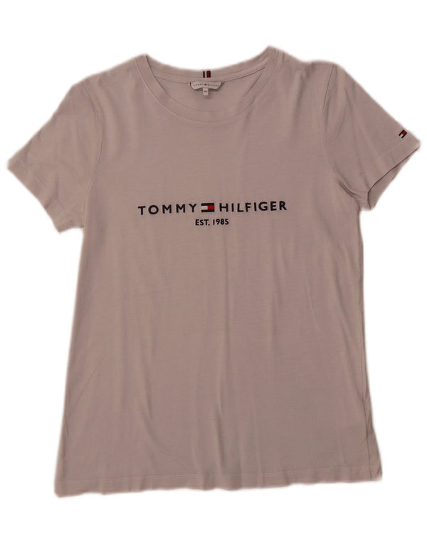 TOMMY HILFIGER Tricou cu grafic pentru femei Top UK 6 XS Bumbac gri