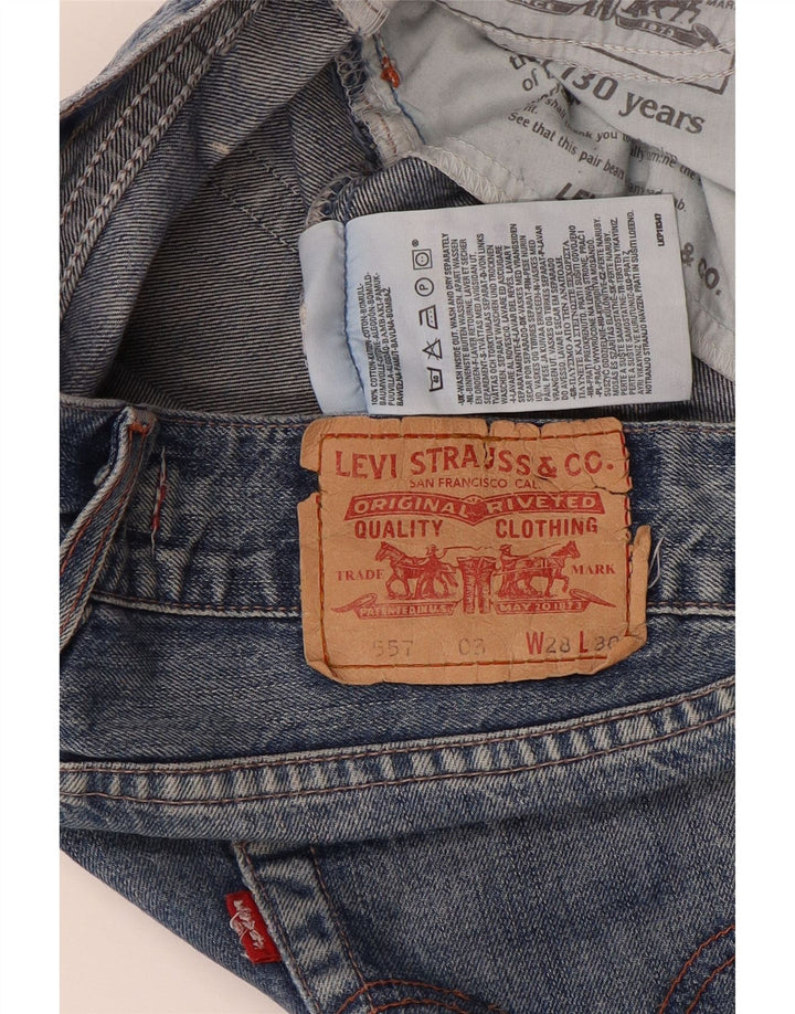 Blugi Levi's 557 Bootcut W28 L30 Bumbac albastru