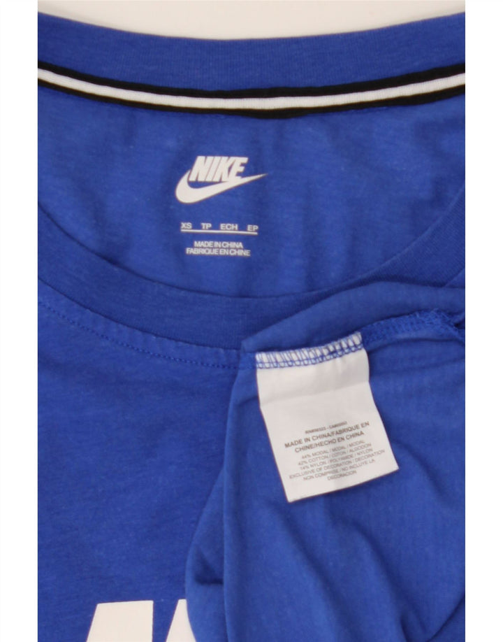 Tricou grafic pentru bărbați NIKE Top XS Albastru Modal