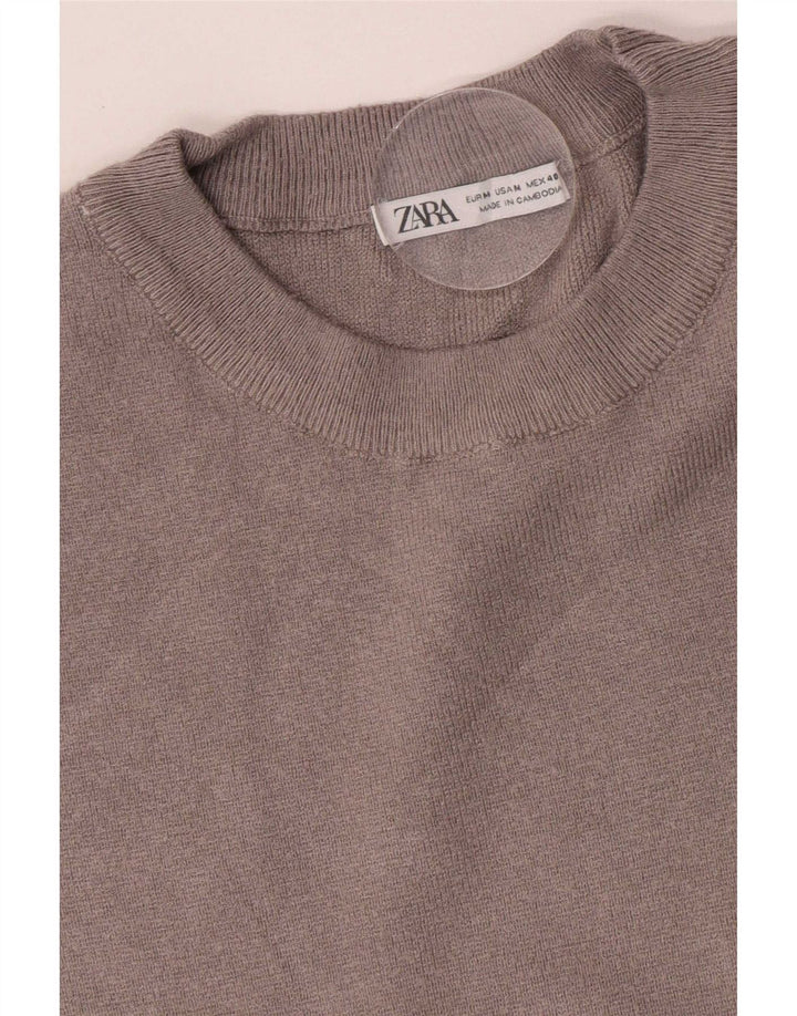 Tricou pentru bărbați Zara Top Medium Gri
