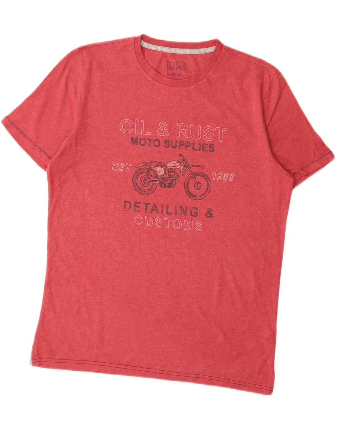 FAT FACE Tricou grafic pentru bărbați Top mare bumbac roșu