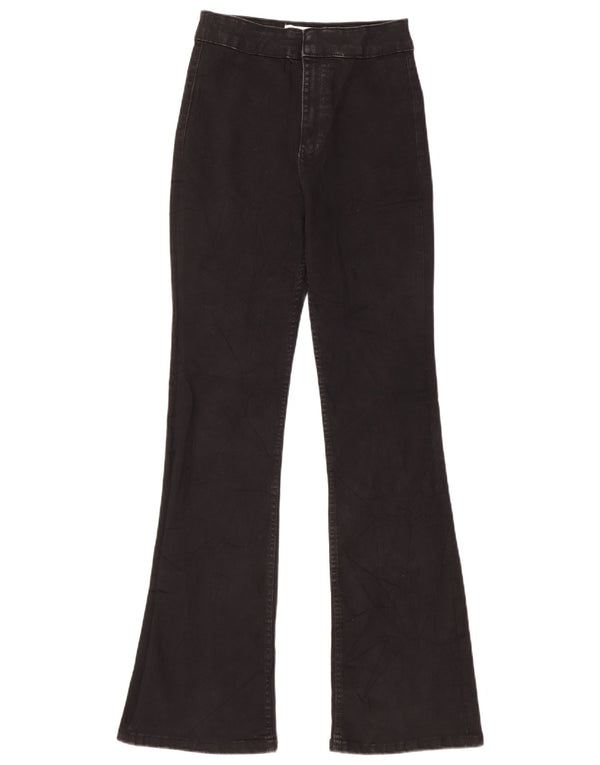 Blugi evazați pentru femei Zara EU 36 XS W26 L30 bumbac negru