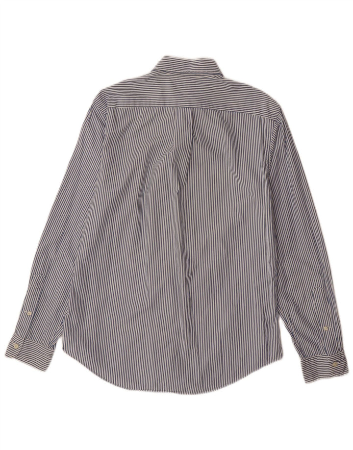 Cămașă personalizată pentru bărbați RALPH LAUREN, bumbac cu dungi albastre medii