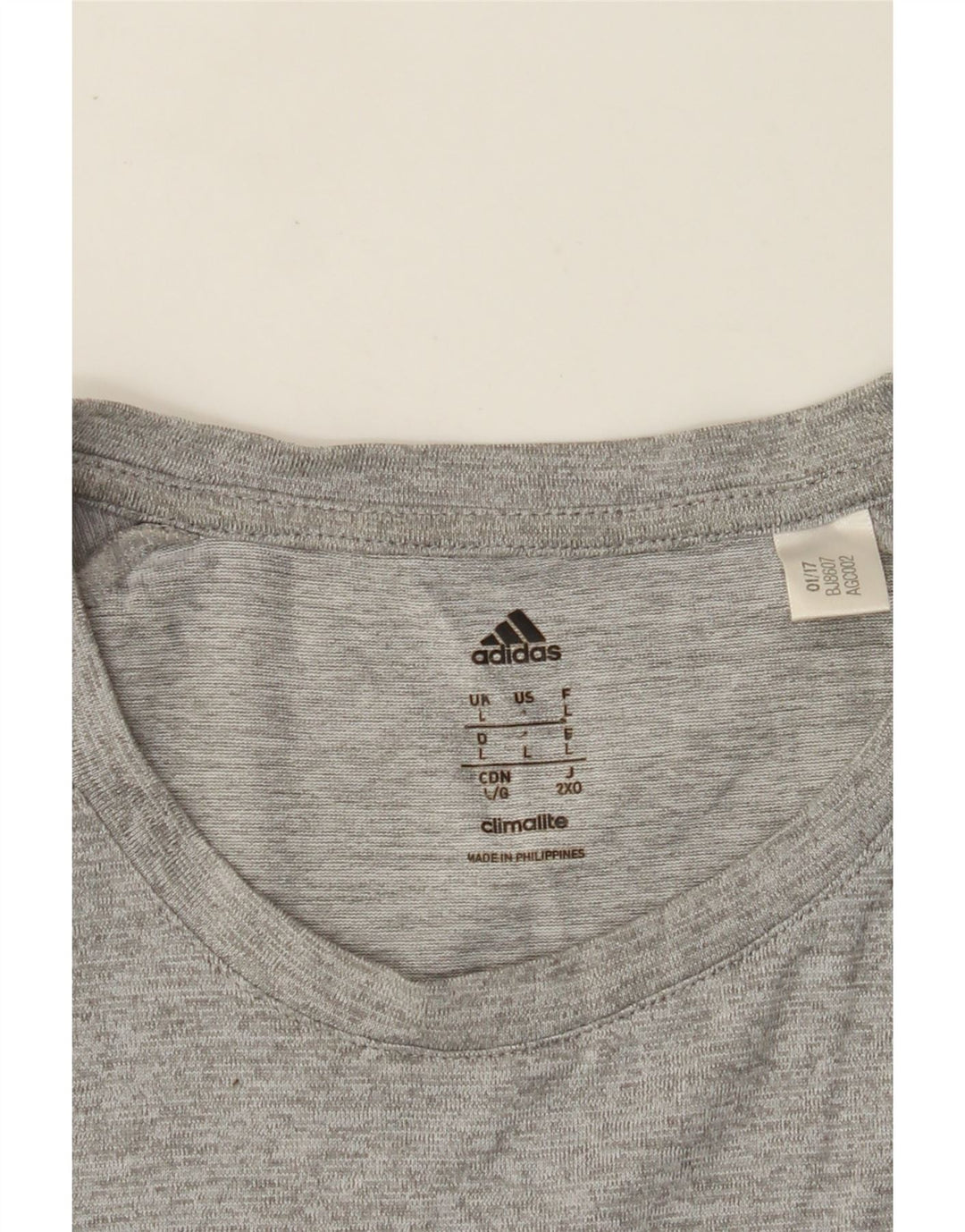 Tricou pentru bărbați ADIDAS Climalite Top mare, gri cu pete