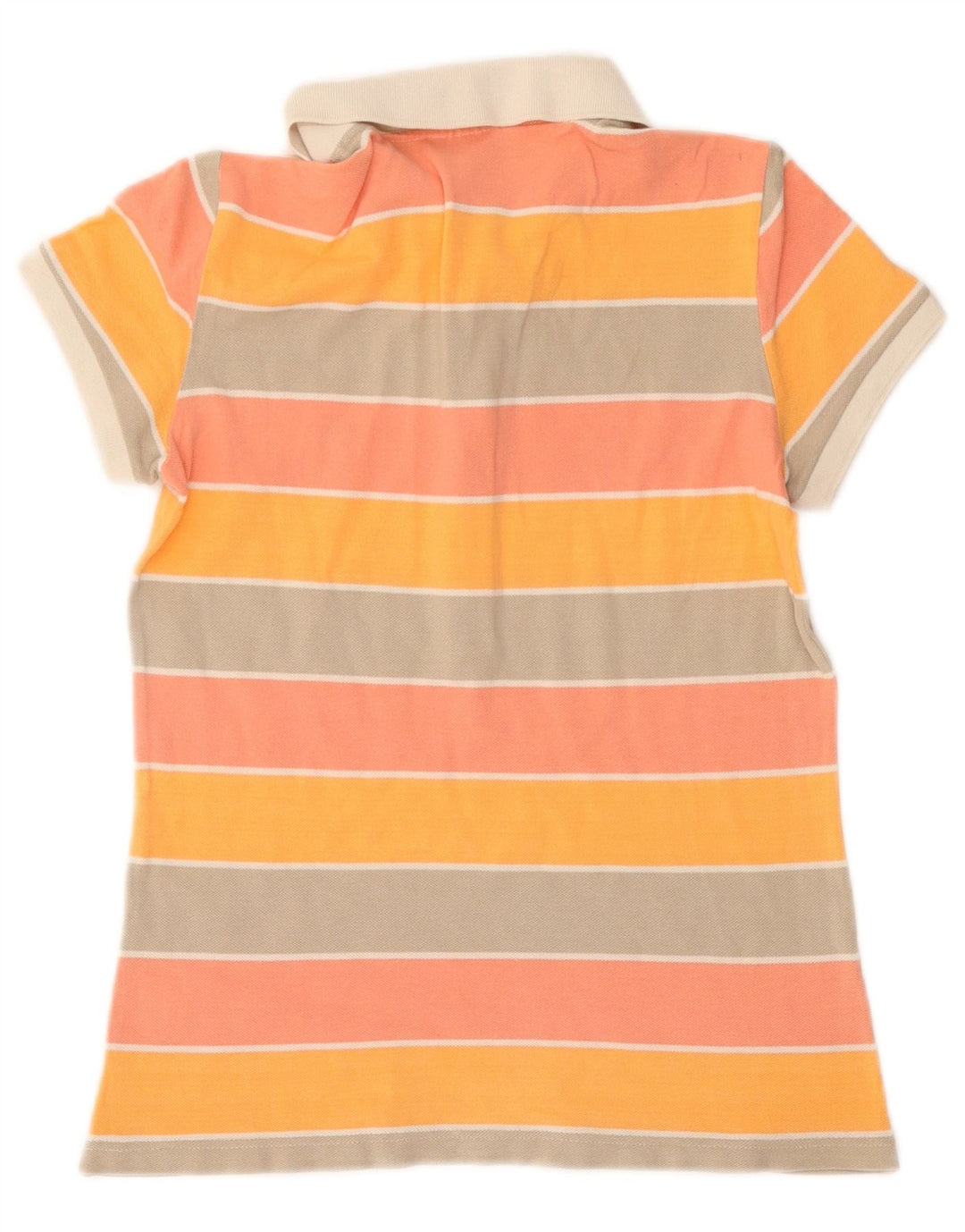 Tricou polo Lacoste Femei Mărimea 36 Bumbac cu dungi multicolore mici