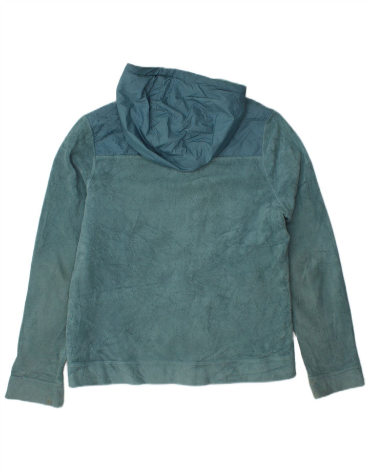 Jachetă fleece cu glugă Nike pentru femei UK 18 XL poliester albastru