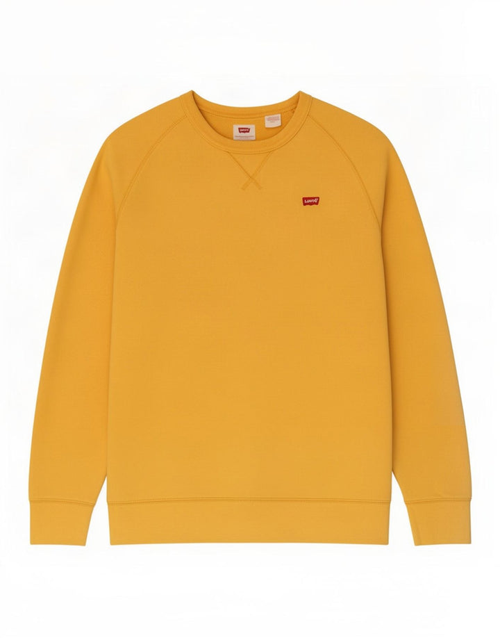 Pulover Levi's pentru bărbați, bumbac, galben mic