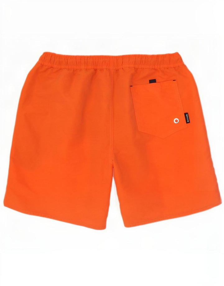 Pantaloni scurți de înot grafic pentru bărbați Bench Poliester portocaliu mare