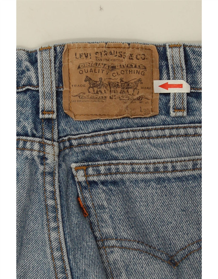 Blugi conici pentru femei LEVI'S W28 L30 Bumbac albastru